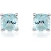 imageGin ampamp Grace 14K White Gold Natural Aquamarine Earring for Women