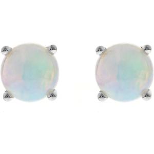 imageGin ampamp Grace 14K White Gold Natural Australian Opal earrings for Women Holiday Gifts  Ethically Authentically ampamp Organically Sourced Roundcut shaped opal handcrafted jewelry for her  Opal Earrings for Women Holiday Gifts