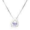 imageGin ampamp Grace 925 Sterling Silver Genuine Tanzanite Diamond Pendants with Chain for Women  Ethically Authentically ampamp Organically Sourced TrillionCut shaped Tanzanite handcrafted Jewelry Gifts For Her Holiday Season Gifts