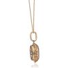 imageGin ampamp Grace Valentines Jewelry 10K Rose Gold Genuine Morganite ampamp Natural Diamond I1I2 Pendant for Women