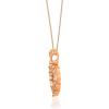 imageGin ampamp Grace Valentines Jewelry 10K Rose Gold Genuine Pink Morganite Gemstone Pendant Necklace for Women