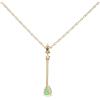 imageGin ampamp Grace 10K Yellow Gold Real Diamond Pendant I1 with Genuine Peridot ampamp Natural Emerald Daily Work Wear Jewelry for Women Gifts for Her