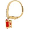 imageGin ampamp Grace womens 14K Gold Leverback Drop Earring With Natural Maxican Fire Opal Earrings With Diamonds  Ethically Authentically ampamp Organically Sourced OvalCut Shaped HandCrafted Jewelry Yellow