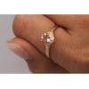 imageGin and Grace 10K Rose Gold Genuine Morganite Ring with Diamonds for women  Ethically authentically ampamp organically sourced Ovalcut shaped Morganite handcrafted jewelry for her  Morganite Ring for women