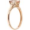 imageGin and Grace 10K Rose Gold Genuine Morganite Ring with Diamonds for women  Ethically authentically ampamp organically sourced Ovalcut shaped Morganite handcrafted jewelry for her  Morganite Ring for women