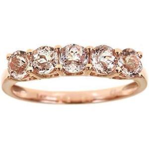 imageGin ampamp Grace 10K Rose Gold Genuine Morganite Ring for Women Holiday Gifts  Ethically Authentically ampamp Organically Sourced Roundcut shaped Morganite handcrafted jewelry for her  Morganite Ring for Women Holiday Gifts