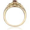 imageGin ampamp Grace 10K Yellow Gold Mozambique Genuine Ruby Ring with Diamonds for women  Ethically authentically ampamp organically sourced OvalCut shaped Ruby handcrafted jewelry for her  Ruby Ring for women