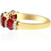 imageGin ampamp Grace 14K Yellow Gold Mozambique Genuine Ruby Ring with Diamonds for women  Ethically authentically ampamp organically sourced Oval shaped Ruby handcrafted jewelry for her  Ruby Ring for women