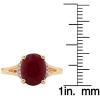 imageGin and Grace 14K Yellow Gold Genuine Ruby Ring with Diamonds for women  Ethically authentically ampamp organically sourced Ovalcut shaped Ruby handcrafted jewelry for her  Ruby Ring for women