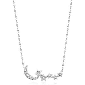 imageGin ampamp Grace 14K White Gold Natural Diamond Pendant for Women Holiday Gifts  Ethically Authentically ampamp Organically Sourced Roundcut shaped Diamond handcrafted Jewelry Gifts For Her Holiday Season Gifts  Diamond Necklace for Women Holiday Gifts