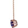 image:imageGin amp Grace 10K Rose Gold Genuine Tanzanite Necklace for Women