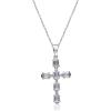 image:imageGin amp Grace 10K White Gold Blue Genuine Tanzanite Diamond I1I2 Pendant for Women