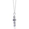 image:imageGin amp Grace 10K White Gold Blue Genuine Tanzanite Diamond I1I2 Pendant for Women