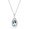 image:imageGin amp Grace Valentines Jewelry 10K White Gold Natural Diamond I1I2 amp Genuine Aquamarine Pendant for Women